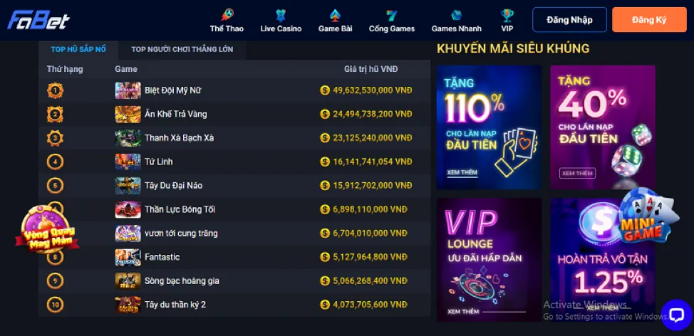 Tải vsbet app cho iOS